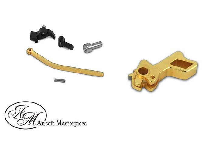Airsoft Masterpiece CNC Steel Hammer & Sear Set for Marui Hi CAPA,  STI Square
