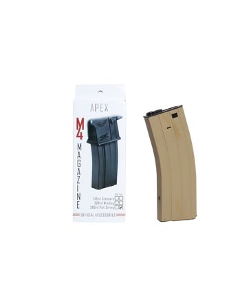 Apex Apex M4 360 rd pull string mag, TAN