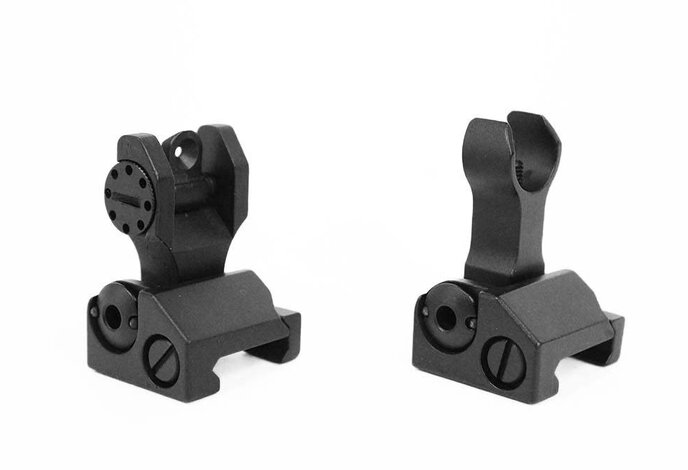 ZCI Battlesight Front and Rear Flip Up Iron Sight Set