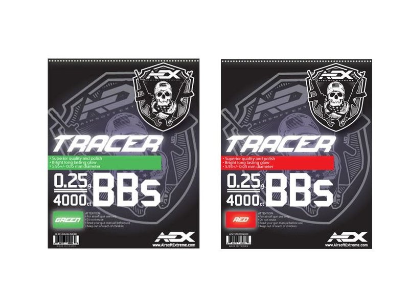 0.25g Tracer BBs 4000ct Airsoft Extreme