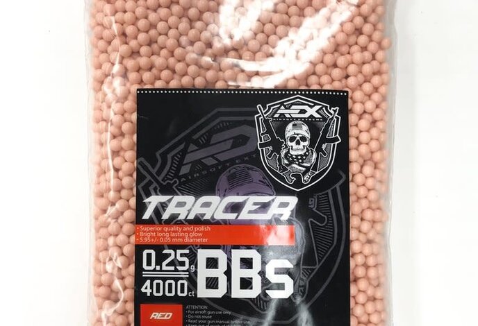 AEX 0.25g 4000ct 6mm Airsoft Tracer BBs
