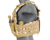 Lancer Tactical 1000D 69T4 Plate Carrier w/ Triple M4 Magazine Pouch