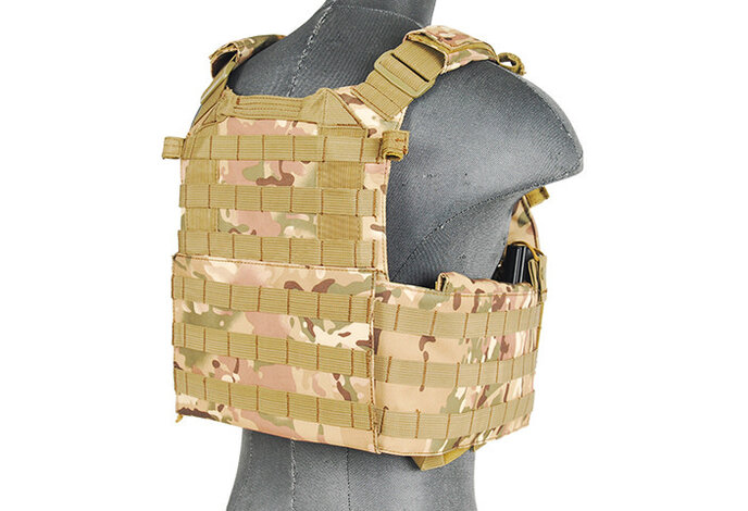 Lancer Tactical 1000D 69T4 Plate Carrier w/ Triple M4 Magazine Pouch