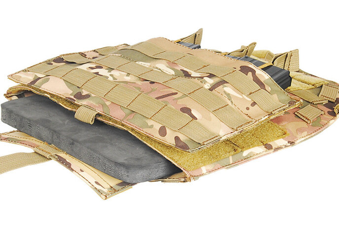 Lancer Tactical 1000D 69T4 Plate Carrier w/ Triple M4 Magazine Pouch