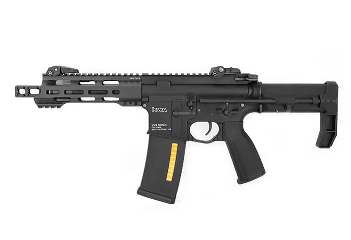 KWA VM4 Ronin Tactical T6 PDW AEG 2.5+ (adjustable FPS; modular upper; non cutoff) Black