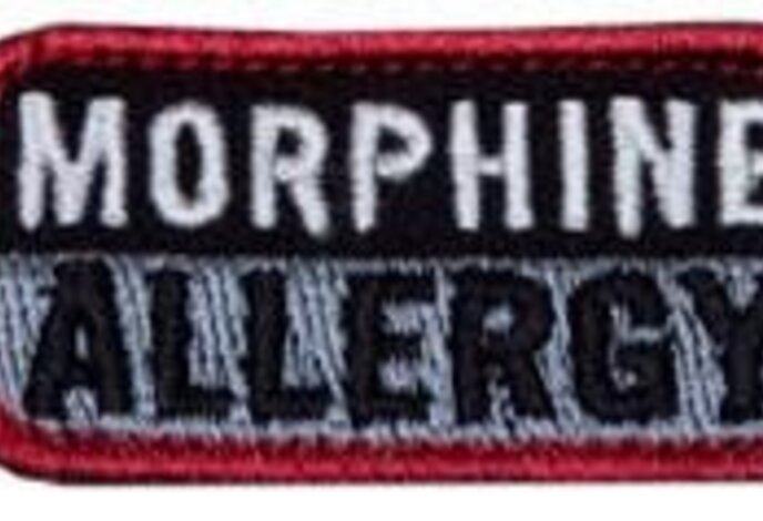 Mil-Spec Monkey Morphine Allergy