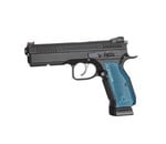 ASG ASG CZ Shadow 2 Full Gas Blowback Pistol with CO2 Magazine, Black and Blue