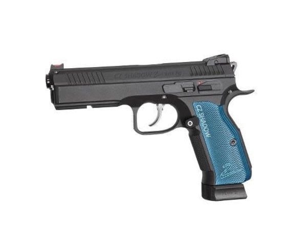ASG ASG CZ Shadow 2 Full Gas Blowback Pistol with CO2 Magazine, Black and Blue