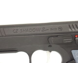 ASG CZ Shadow 2 Full Gas Blowback Pistol with CO2 Magazine, Black and Blue