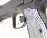 ASG CZ Shadow 2 Full Gas Blowback Pistol with CO2 Magazine, Black and Blue