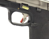 WE-Tech MP4 5.0 Custom Silver Barrel Gas Blowback Airsoft Pistol