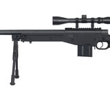 WELL MB4403 L96 Bolt Action Spring Sniper Rifle with Fluted Barrel and Folding Stock