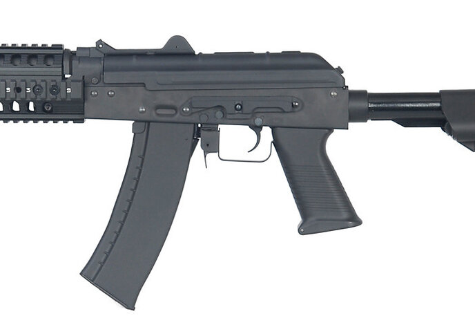 Cyma AKS-74UN RIS with M4 Crane Stock