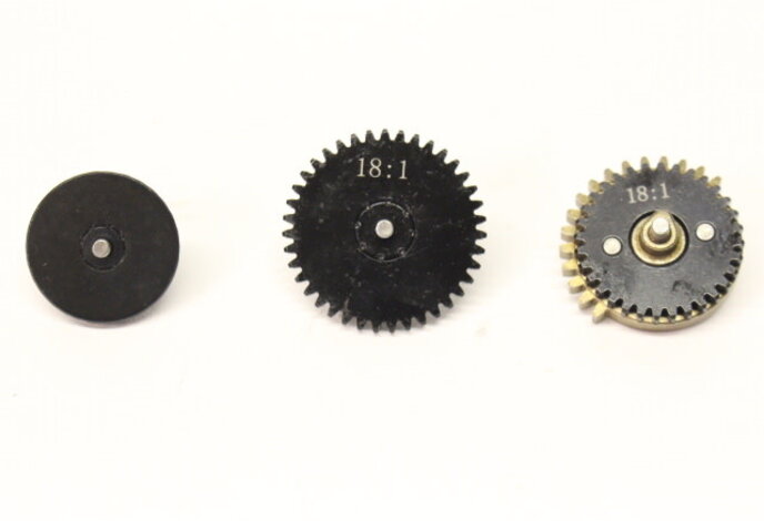 ZCI CNC Steel 3mm Shaft Gear Set 18:1 Standard Torque