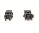 Airsoft Extreme AEX MBUS front and rear flip sight set - BLACK