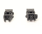 AEX MBUS front and rear flip sight set - BLACK