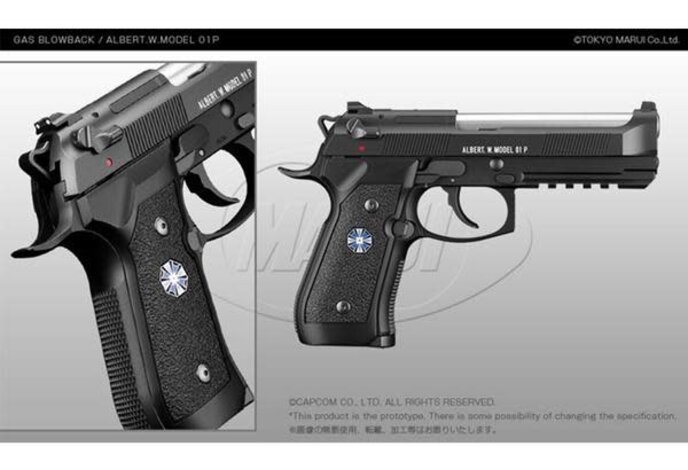 Tokyo Marui Biohazard Albert W Model 01P Umbrella Corporation M9A1 Gas Blowback Pistol