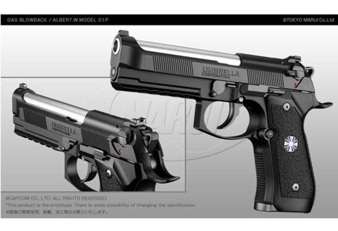 Tokyo Marui Biohazard Albert W Model 01P Umbrella Corporation M9A1 Gas Blowback Pistol