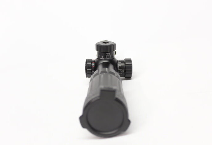 Aimsports Raptor 1-4X24 Rangefinding Reticle red/green Scope with Rings