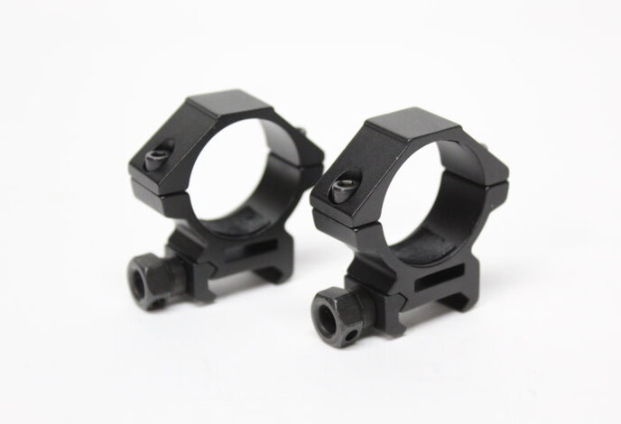 Aimsports Raptor 1-4X24 Rangefinding Reticle red/green Scope with Rings