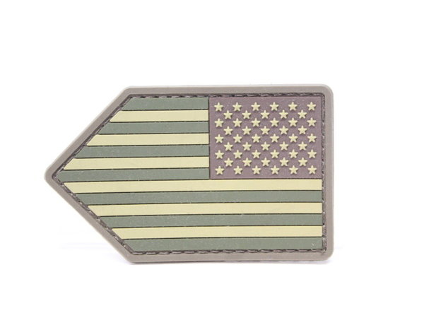 Mil-Spec Monkey US Flag Vertical Shield PVC