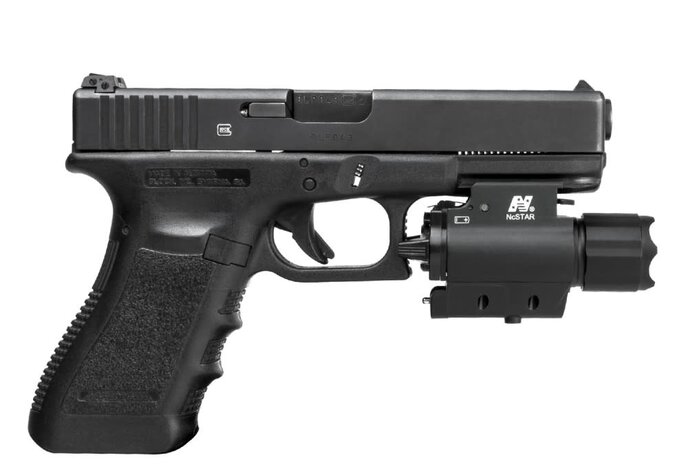 NC Star 3W 120 Lumen FlashLight & Red Laser QD Mount