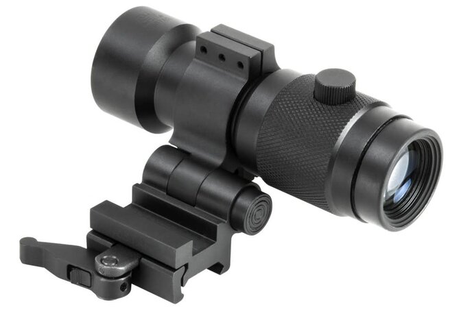 NcSTAR 3X Magnifier with 30MM Flip to Side QR Mount
