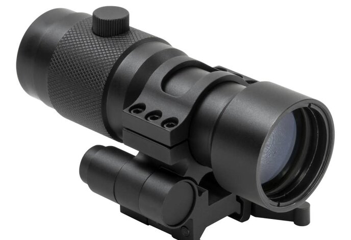 NcSTAR 3X Magnifier with 30MM Flip to Side QR Mount
