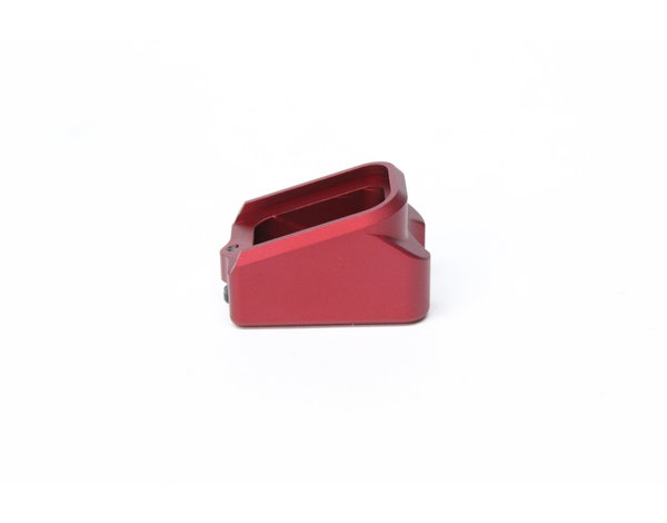 Pro-Arms Elite Force Glock H-type aluminum magazine baseplate, red