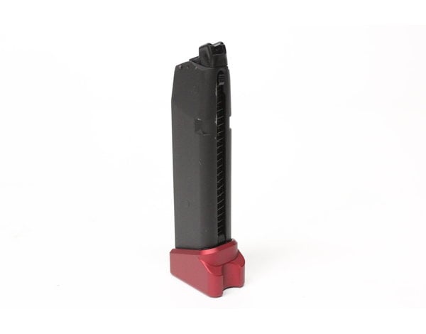 Pro-Arms Elite Force Glock H-type aluminum magazine baseplate, red