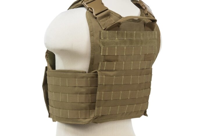 NC Star VISM Plate Carrier Vest Medium-2XL  Tan