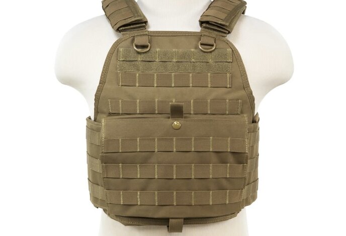 NC Star VISM Plate Carrier Vest Medium-2XL  Tan