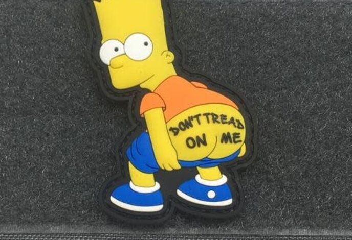 Tactical Outfitters Don't Tread On Me Bart PVC Patch