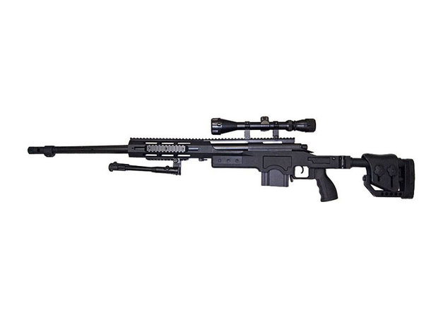 Well WELL MB4411 M24 Mono w/ Scope+Bipod Black