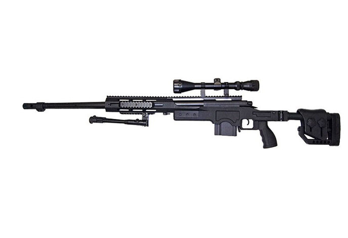 WELL MB4411 M24 Mono w/ Scope+Bipod Black