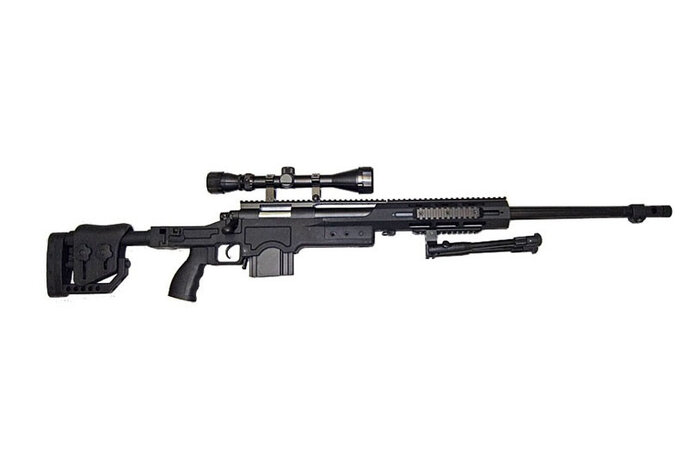 WELL MB4411 M24 Mono w/ Scope+Bipod Black