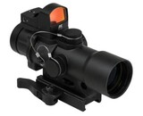 NC Star Compact Prismatic 3.5x32mm Illuminated Scope with Red Dot Sight