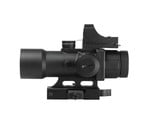 NcStar NC Star Compact Prismatic 3.5x32mm Illuminated Scope with Red Dot Sight