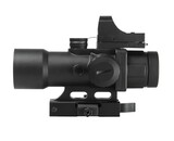 NC Star Compact Prismatic 3.5x32mm Illuminated Scope with Red Dot Sight