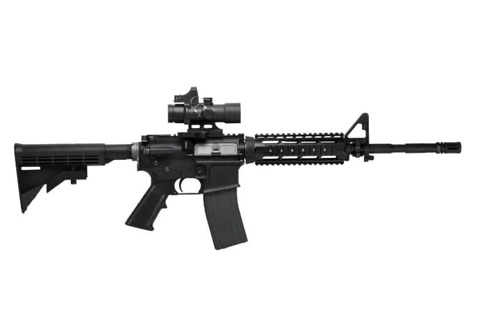 NC Star Compact Prismatic 3.5x32mm Illuminated Scope with Red Dot Sight