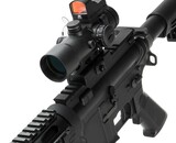 NC Star Compact Prismatic 3.5x32mm Illuminated Scope with Red Dot Sight