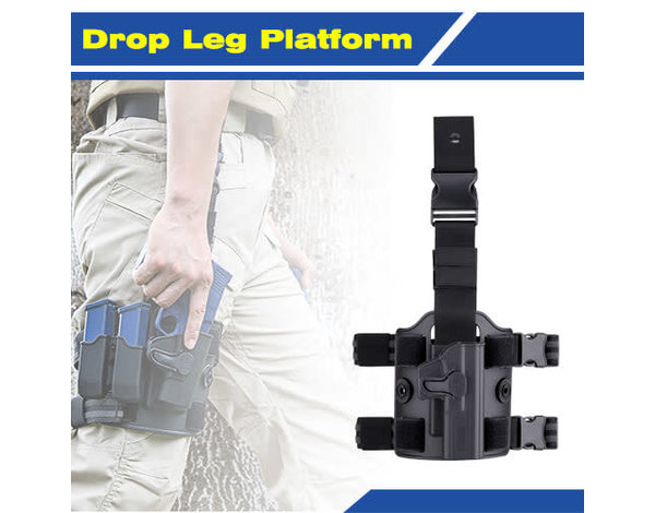 Amomax Ammomax Drop Leg Platform Black