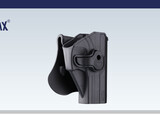 Amomax Hardshell Holster, USP and USP Compact, Black, RH
