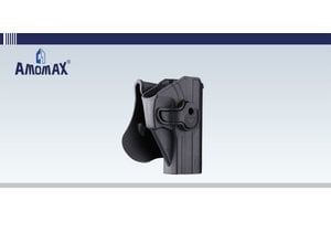 Amomax Amomax Hardshell Holster, USP and USP Compact, Black, RH