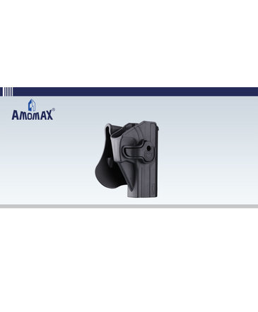 Amomax Amomax Hardshell Holster, USP and USP Compact, Black, RH