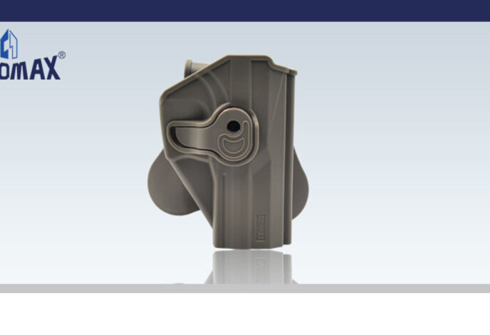 Amomax Hardshell holster, USP and USP Compact, FDE, RH