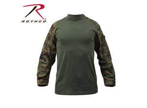 Rothco Rothco Combat Shirt, Woodland Digital