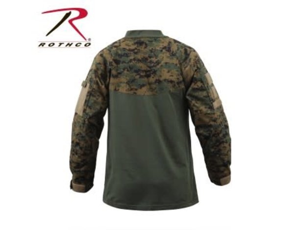 Rothco Rothco Combat Shirt, Woodland Digital