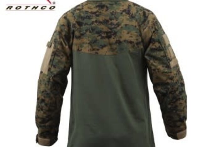 Rothco FR Combat Shirt, Woodland Digital