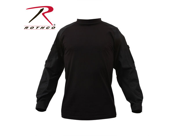 Rothco Rothco Combat Shirt, Black